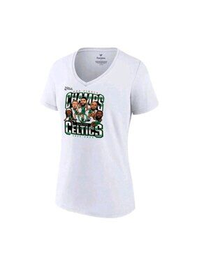 Fanatics Women's Boston Celtics 2024 NBA Finals Champions  Caricature T-Shirt
